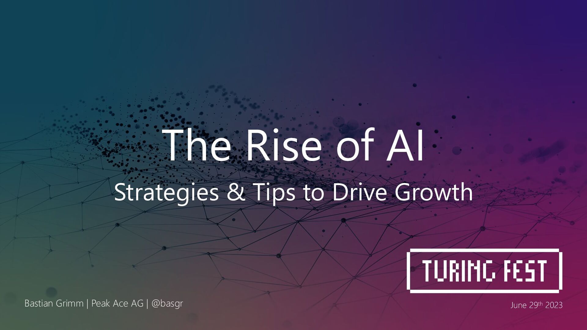 The Rise of AI: Strategies and Tips to Drive Growth - slide 1