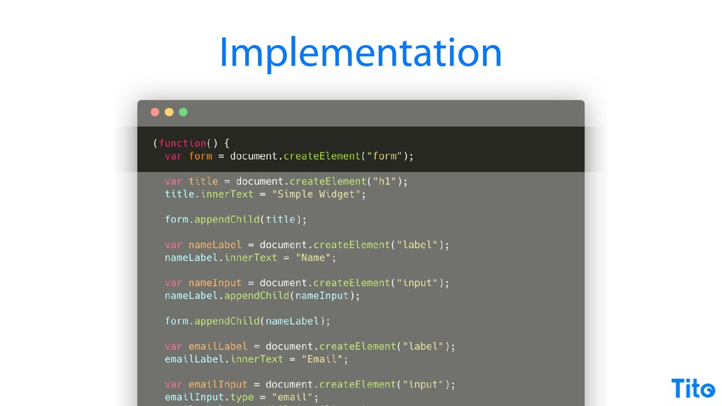 A Modern Approach to Third-Party Embedded Widgets - slide 85