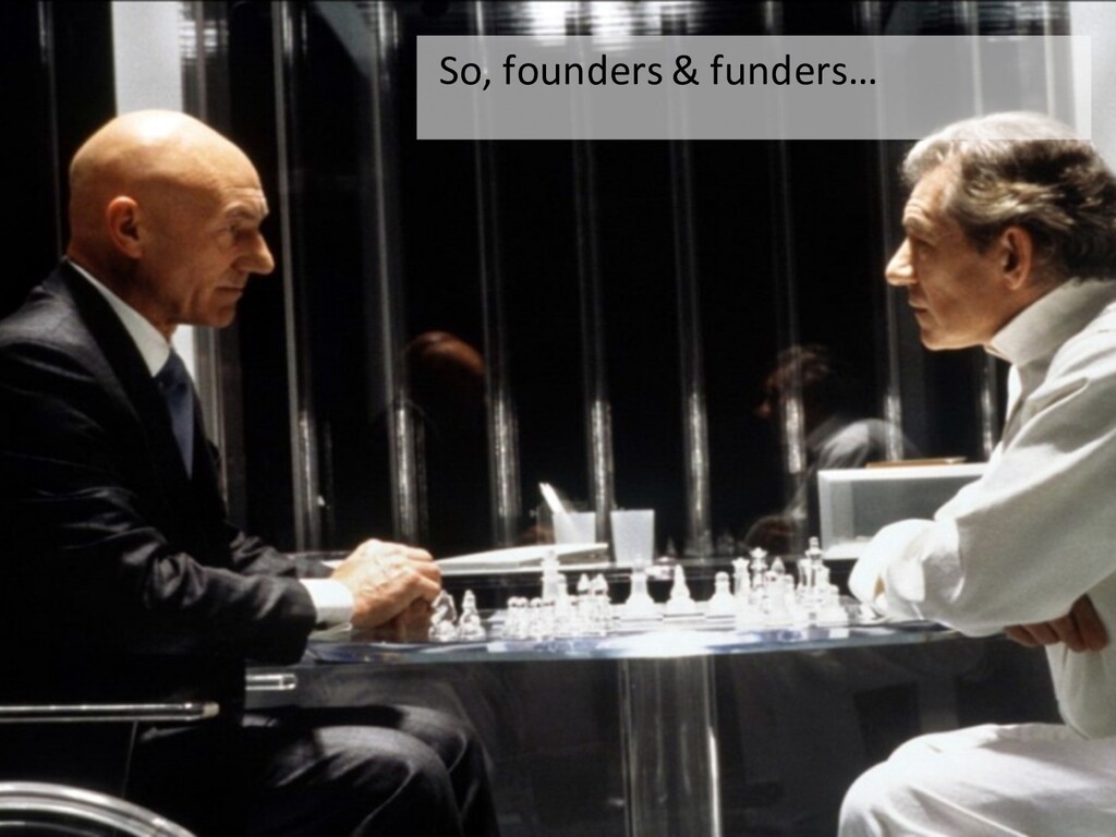 On the Psychiatrist's Couch: Founders vs. Funders - slide 46