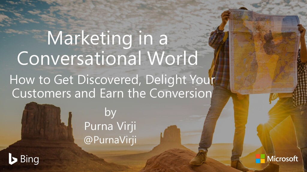 Marketing in a Conversational World - slide 1