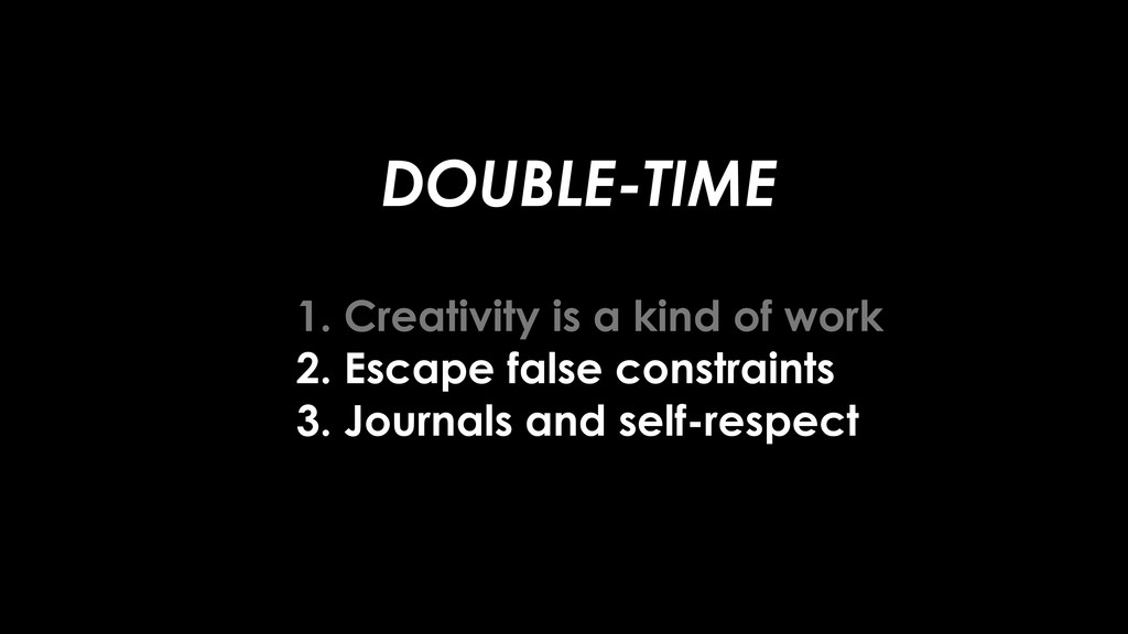 The Dance of the Possible: a better way to understand how to work with ideas - slide 43
