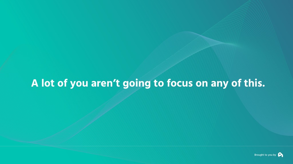 Our Fundamental Strategy of Building a Business is Broken - slide 94