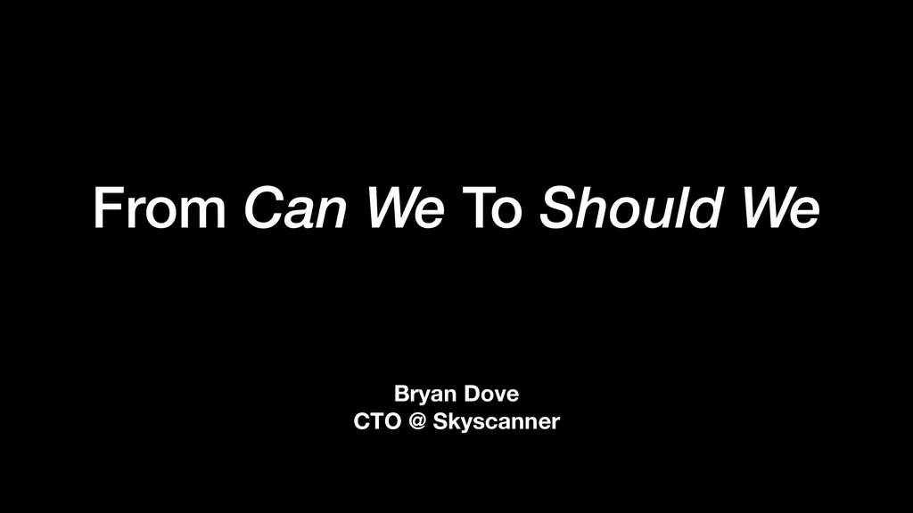 From “Can We?” to “Should We?”: Emerging Challenges in Consumer Software - slide 1