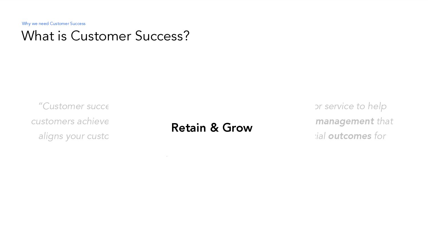 How Customer Success Can Help You Win: Four Lessons From Startup To IPO - slide 7