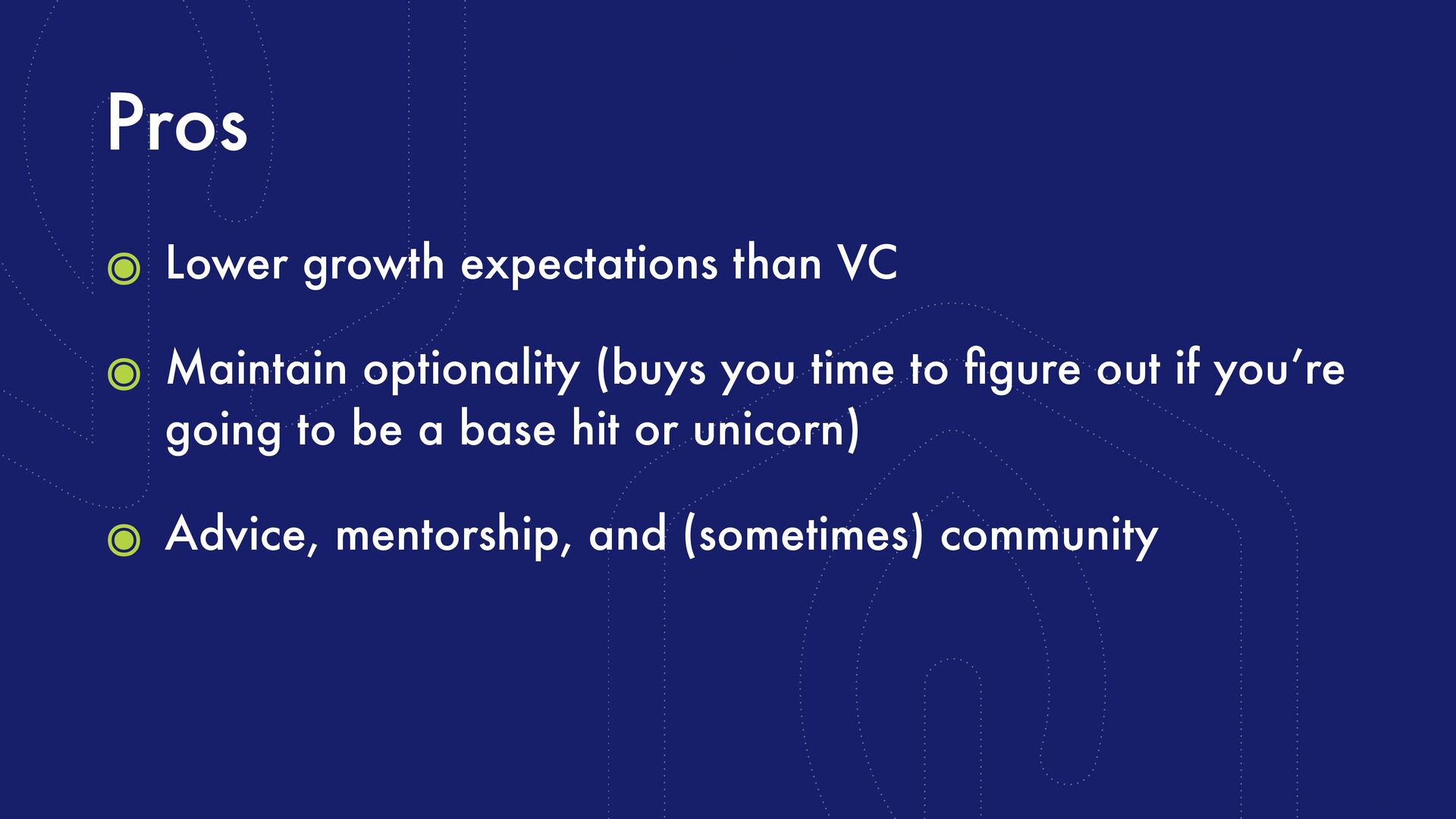 The Trade-Offs Of Bootstrapping vs. Raising Funding - slide 32