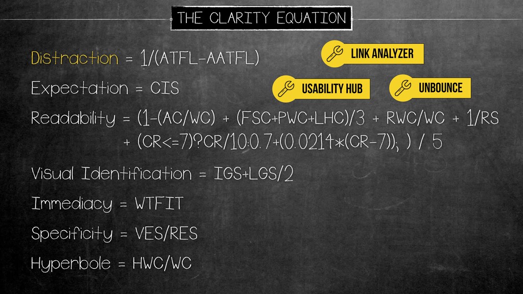 The Conversion Equation - slide 30