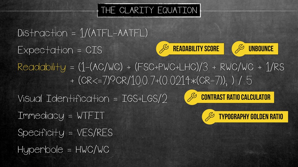 The Conversion Equation - slide 32