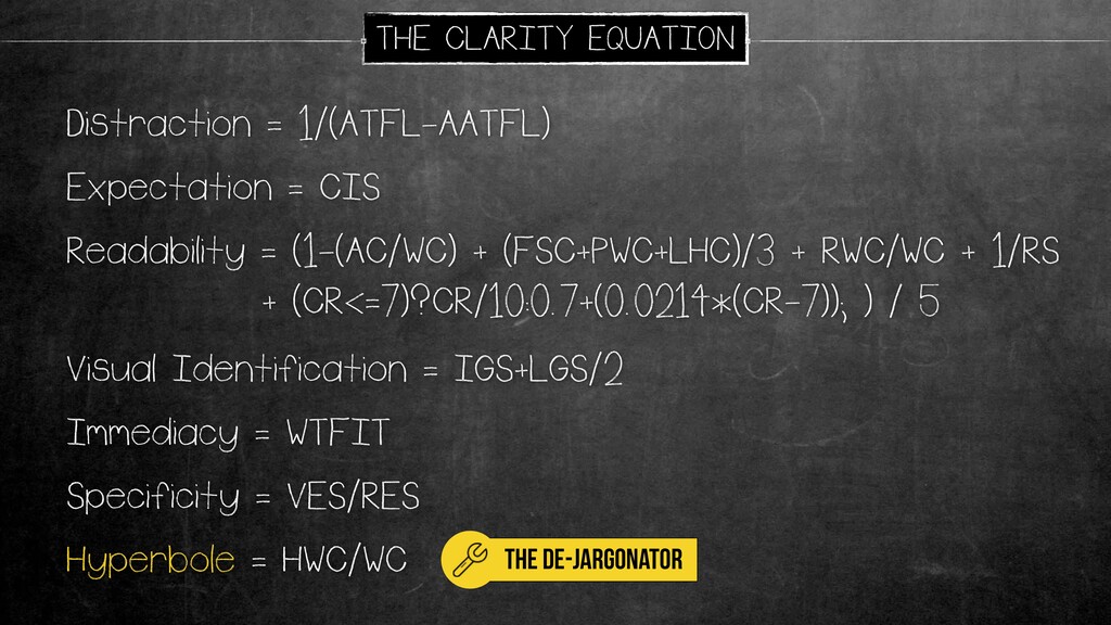 The Conversion Equation - slide 36