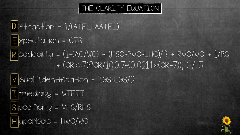 The Conversion Equation - slide 37