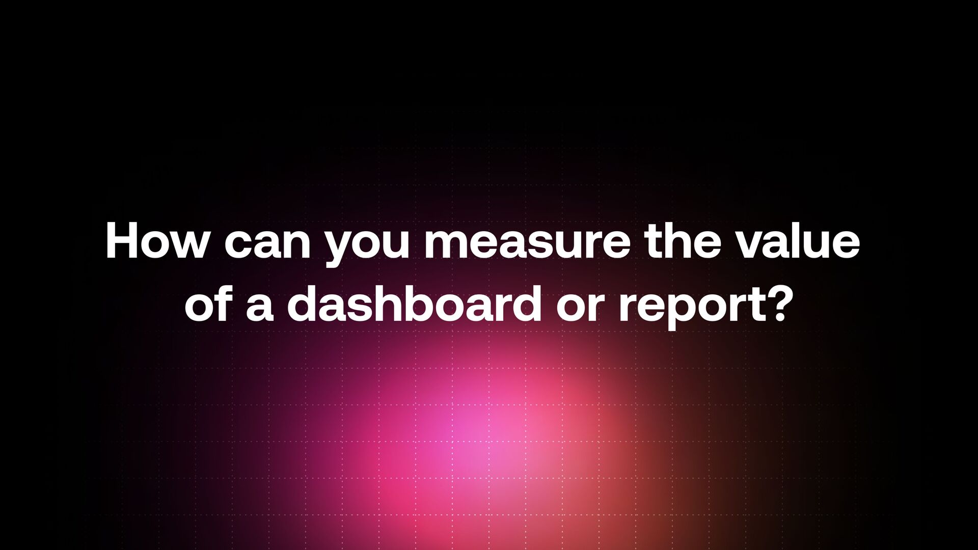 Babe Are You OK? You've Barely Touched The Dashboard You Claimed Was Mission Critical - slide 8