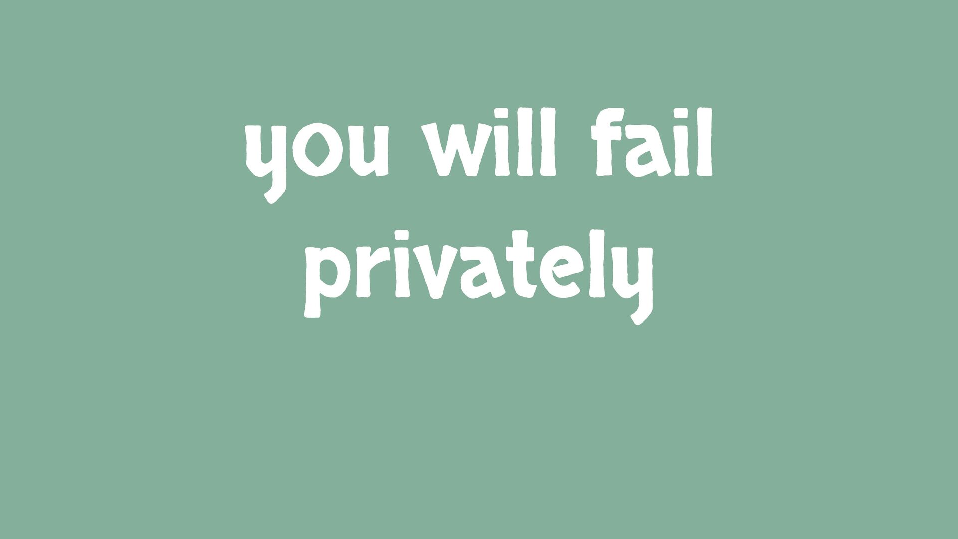 Ignorance, Incompetence and Insignificance: The Ingredients To Build Great Software - slide 28