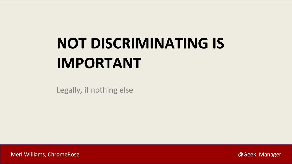 Beat Your Competition With This One Weird Trick: Inclusion - slide 10