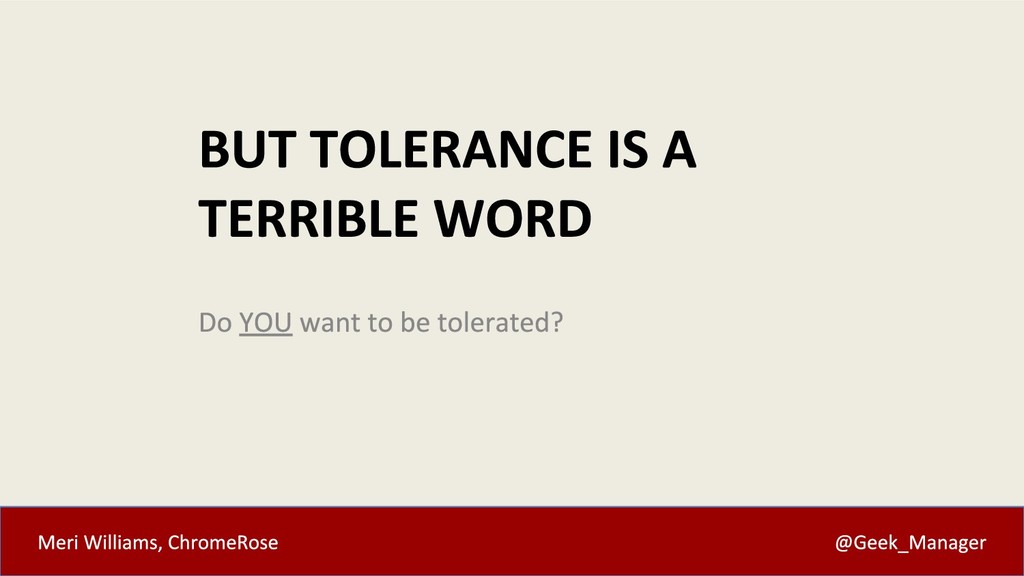 Beat Your Competition With This One Weird Trick: Inclusion - slide 11