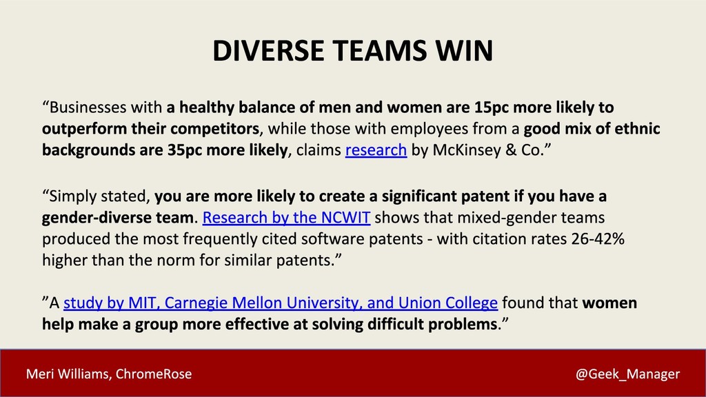 Beat Your Competition With This One Weird Trick: Inclusion - slide 16