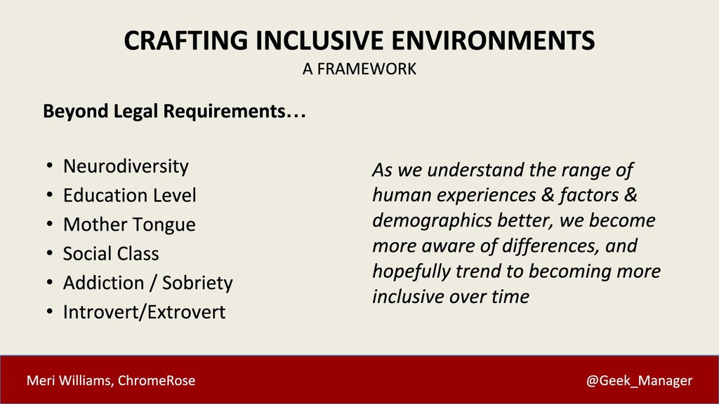 Beat Your Competition With This One Weird Trick: Inclusion - slide 30