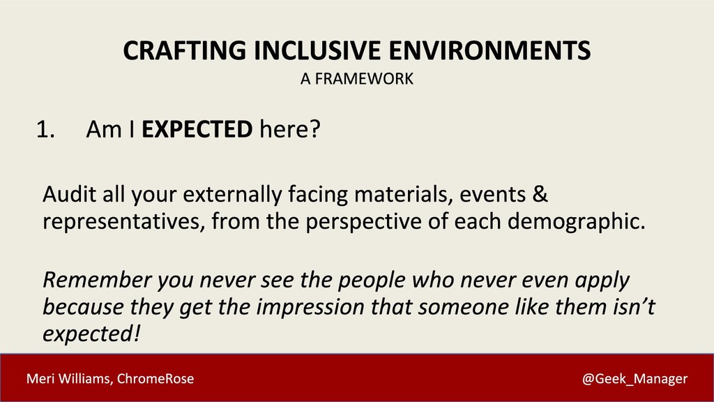 Beat Your Competition With This One Weird Trick: Inclusion - slide 32
