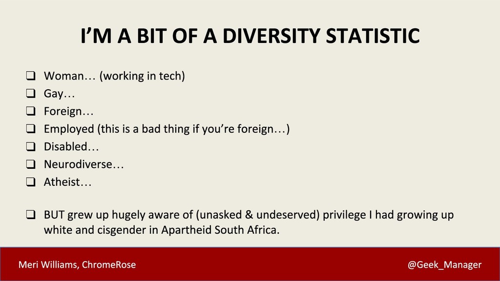 Beat Your Competition With This One Weird Trick: Inclusion - slide 4