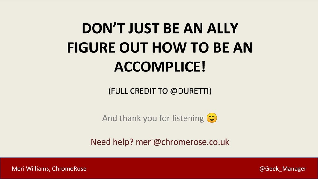 Beat Your Competition With This One Weird Trick: Inclusion - slide 72