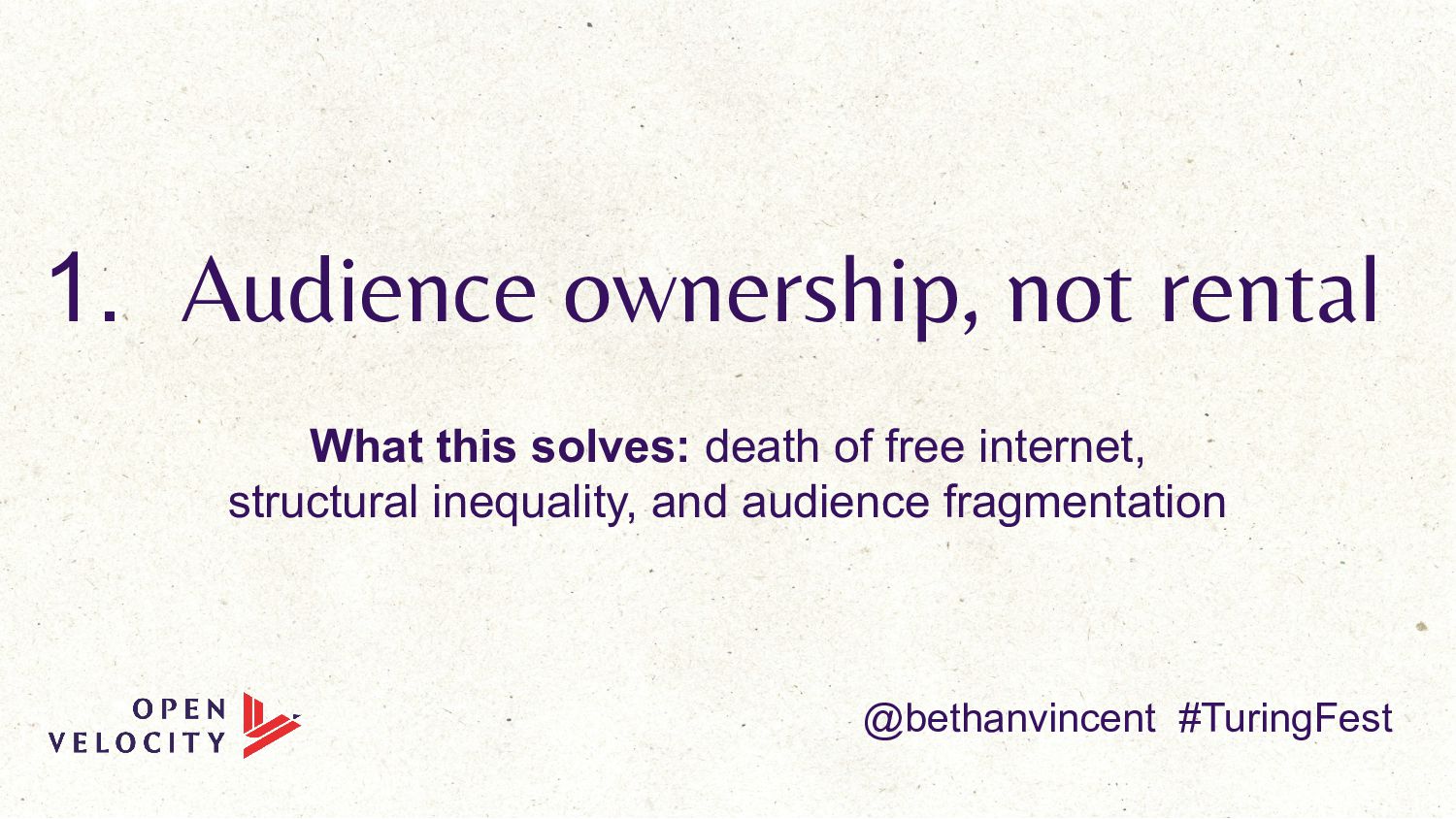 Beyond Clicks and Keywords: Dispelling Dystopian Futures: Bethan Vincent - slide 14