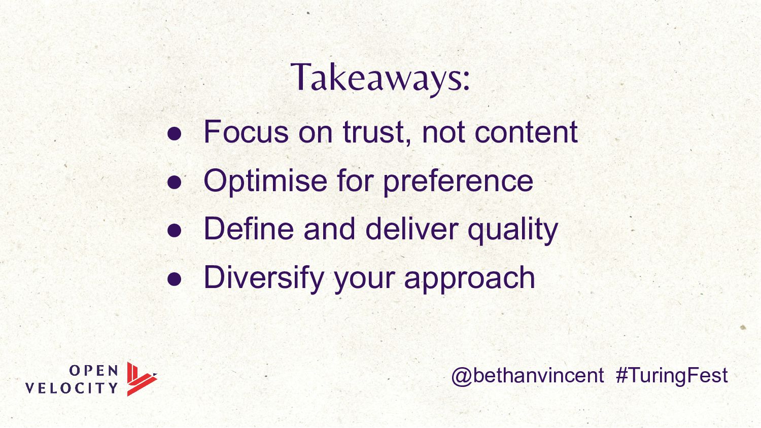 Beyond Clicks and Keywords: Dispelling Dystopian Futures: Bethan Vincent - slide 49