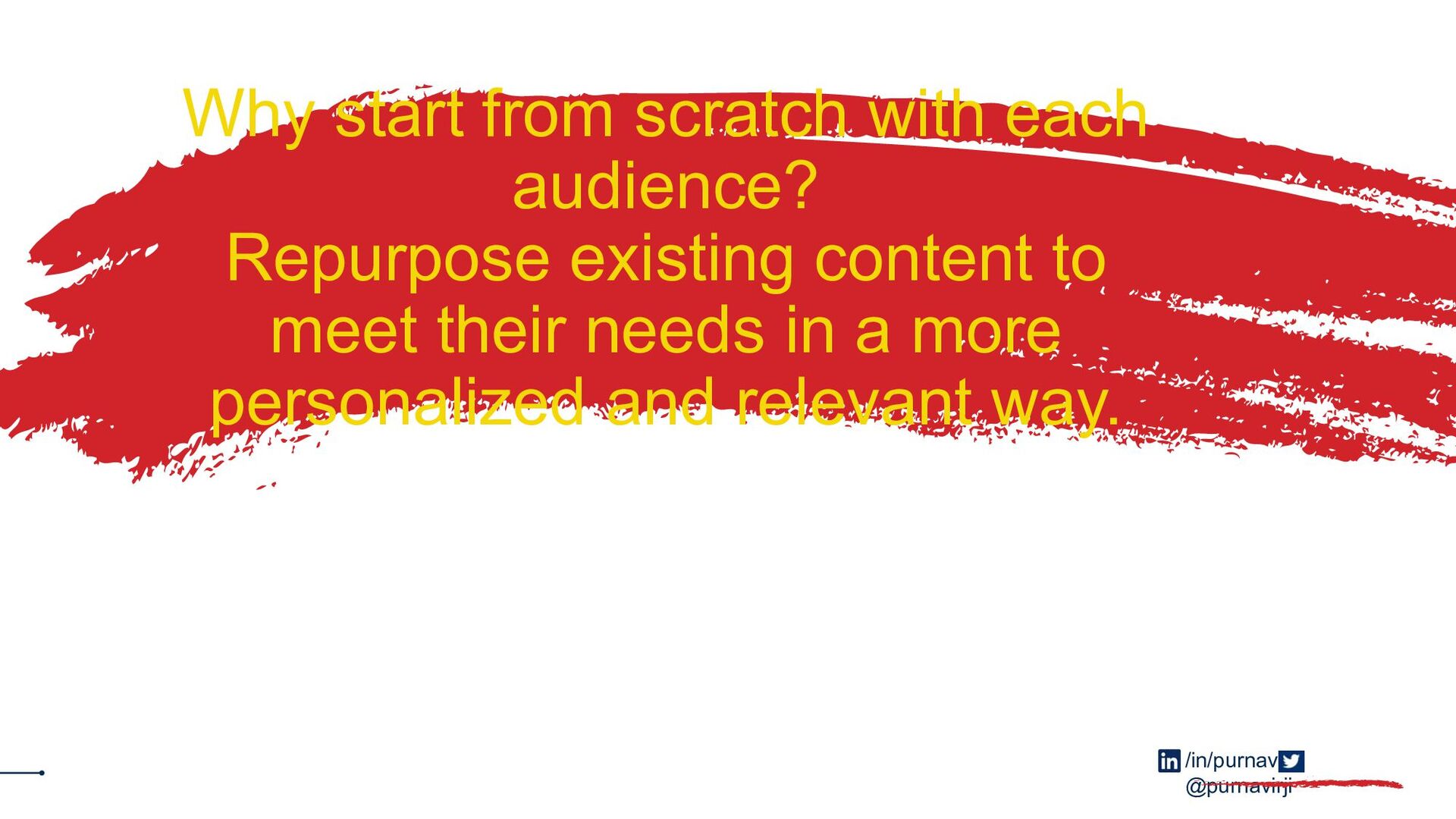 Work Your Assets Off: Build With Distribution In Mind for More Impact with Less Effort - slide 16