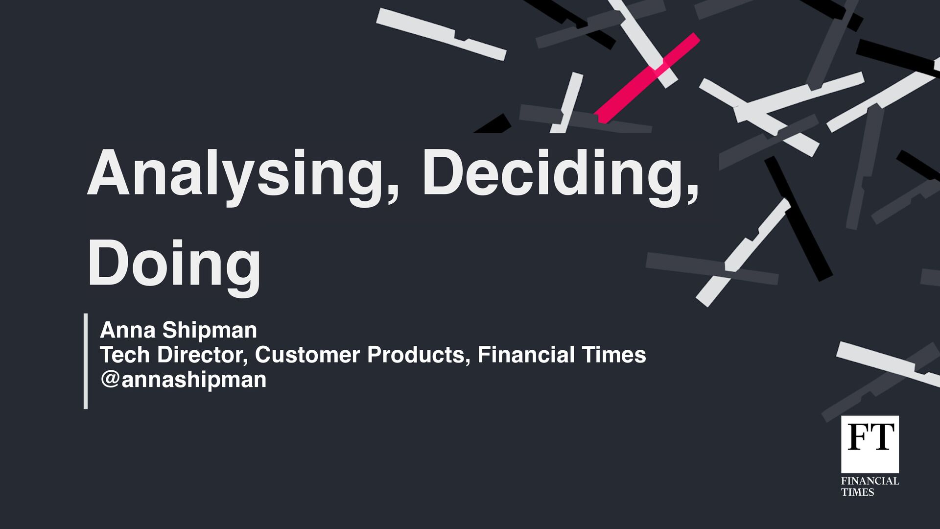 Analysing, Deciding, Doing: How To Develop And Execute an Effective Strategy - slide 1