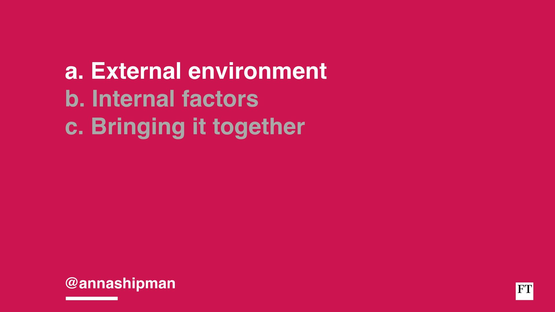 Analysing, Deciding, Doing: How To Develop And Execute an Effective Strategy - slide 22