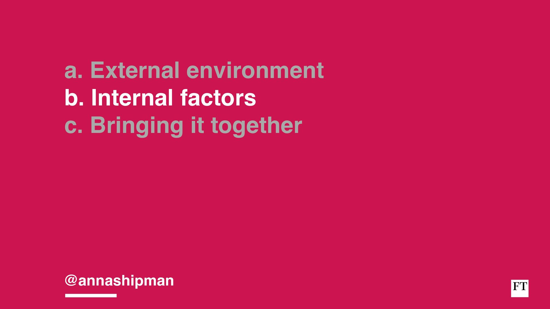 Analysing, Deciding, Doing: How To Develop And Execute an Effective Strategy - slide 27