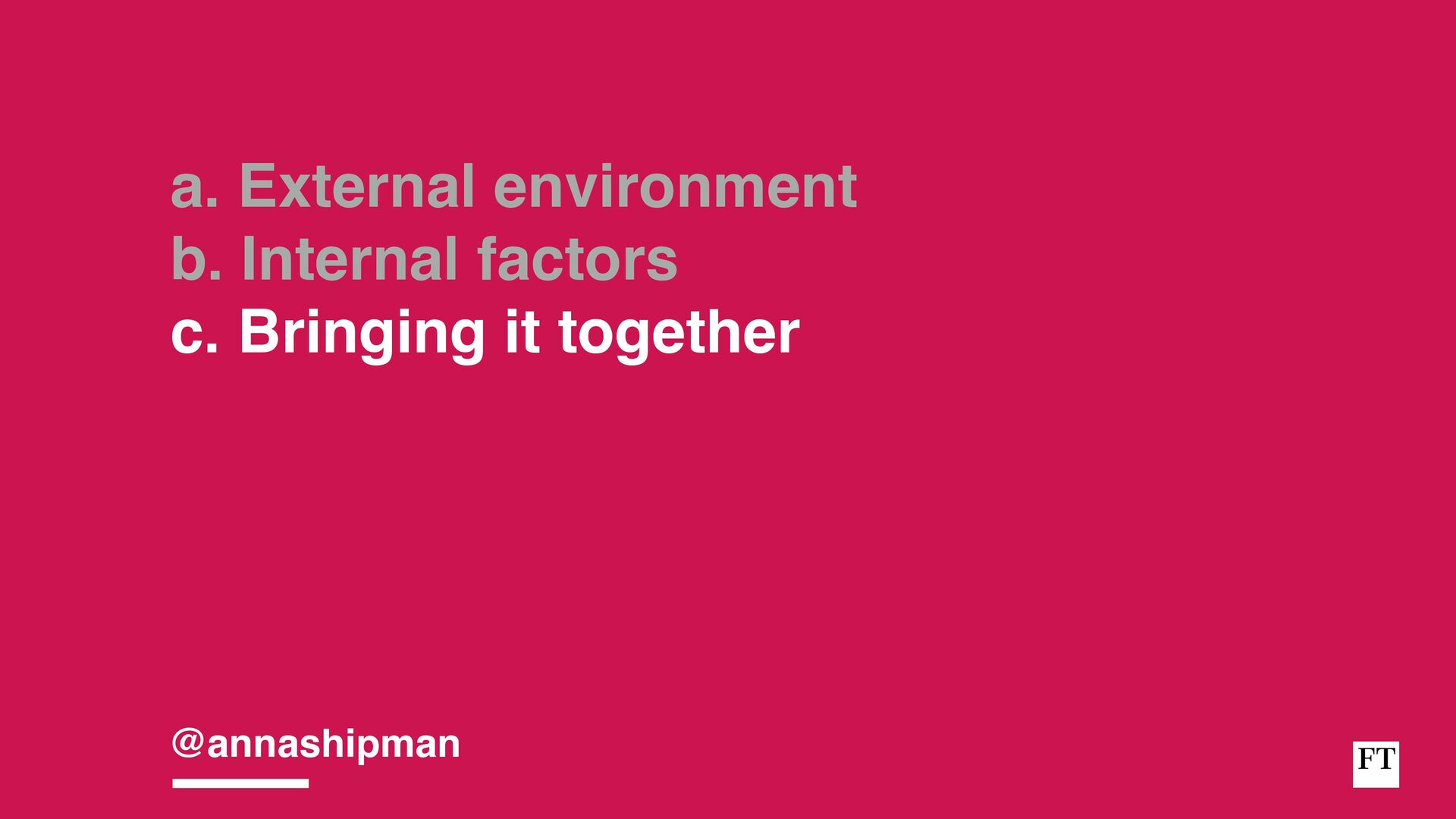 Analysing, Deciding, Doing: How To Develop And Execute an Effective Strategy - slide 34