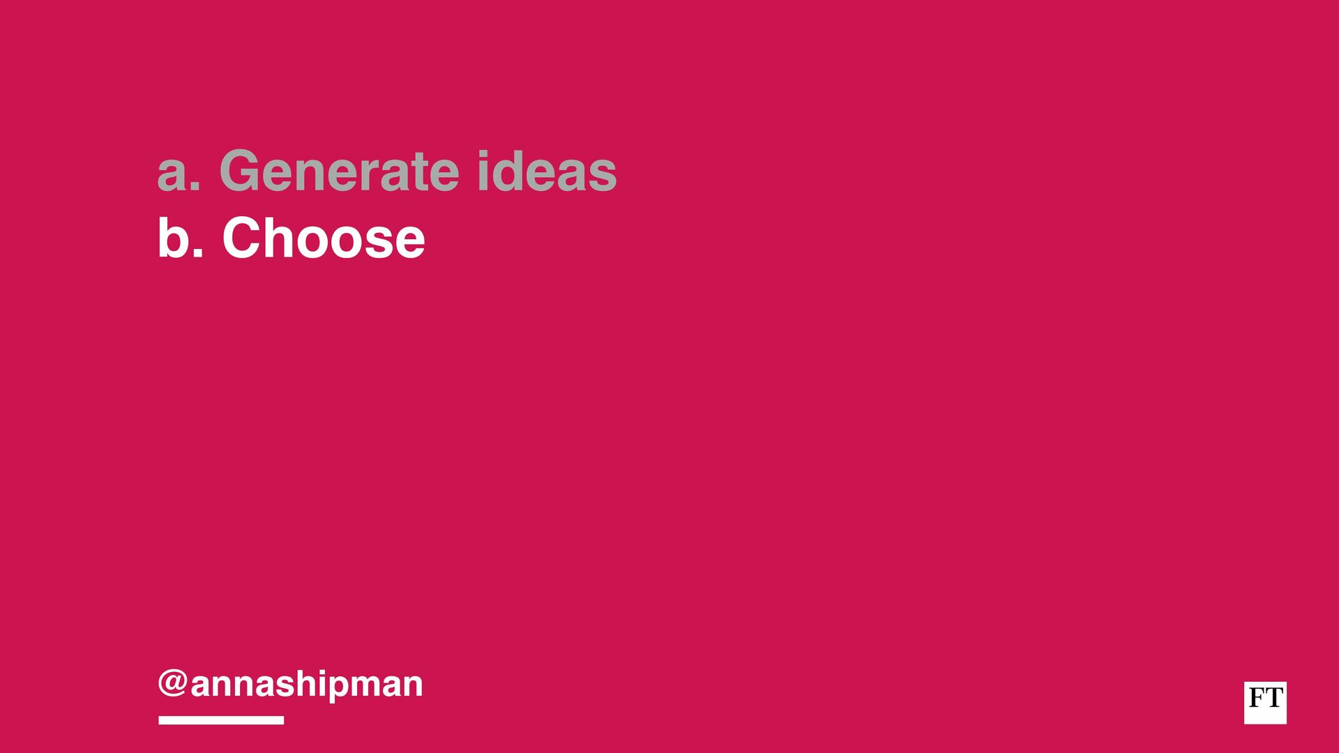 Analysing, Deciding, Doing: How To Develop And Execute an Effective Strategy - slide 49