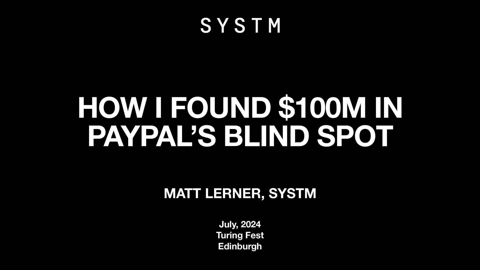 How I turned PayPal’s blind spot into $100M growth - slide 1