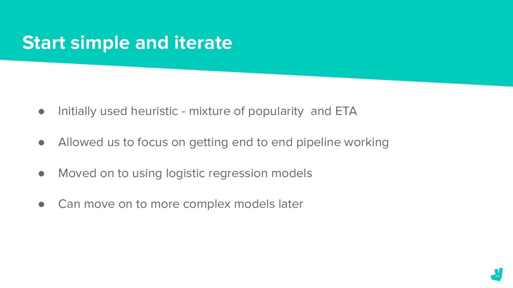 You Got Served: How Deliveroo Improved the Ranking of Restaurants - slide 13