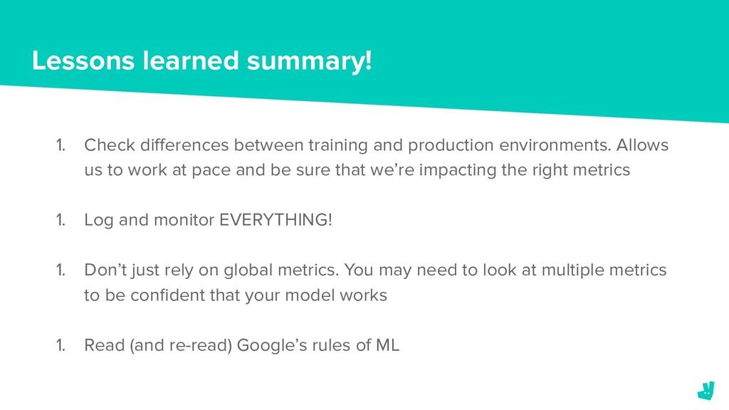 You Got Served: How Deliveroo Improved the Ranking of Restaurants - slide 34