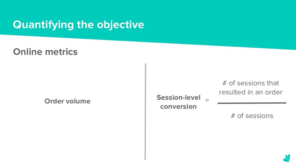 You Got Served: How Deliveroo Improved the Ranking of Restaurants - slide 9
